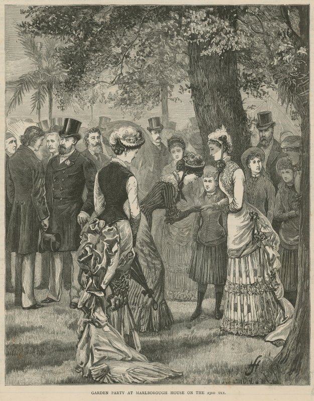 Gartenparty im Marlborough House am 23. Juli 1883 von English School