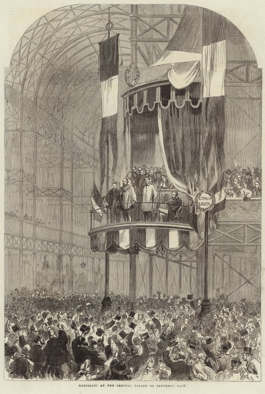 Garibaldi im Crystal Palace am letzten Samstag von English School