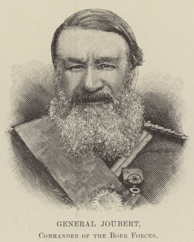 General Joubert, Kommandant der Burenkräfte von English School
