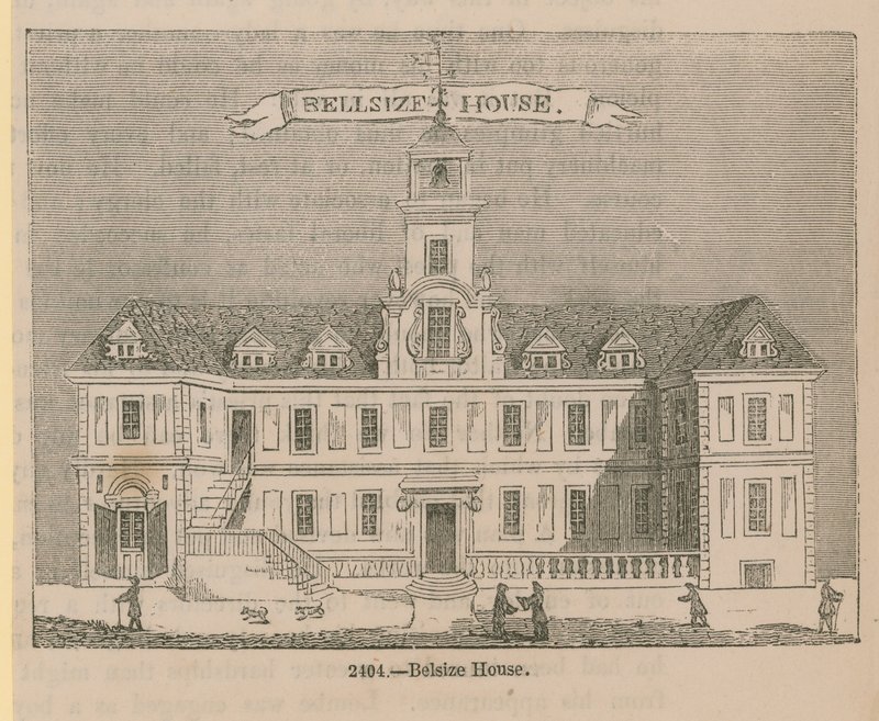 Gesamtansicht von Belsize House von English School