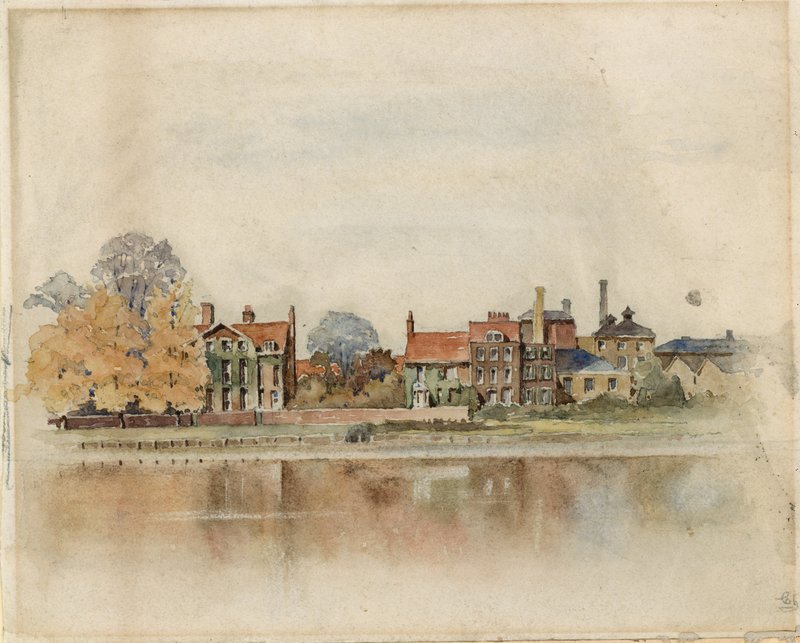 Gesamtansicht von Chiswick Mall von English School