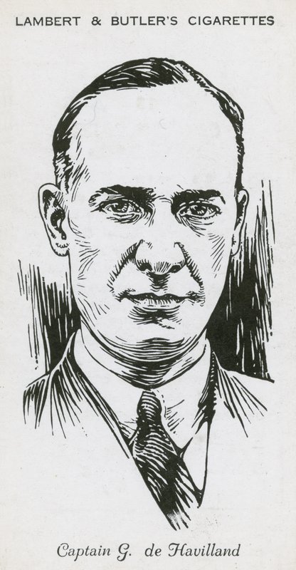 Geoffrey de Havilland, englischer Flieger und Flugzeugkonstrukteur von English School