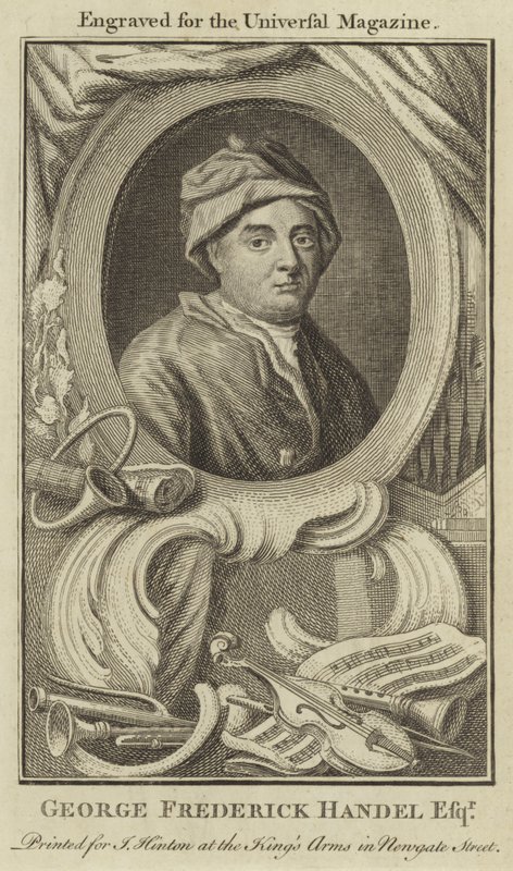 George Frederick Handel, Esquire von English School