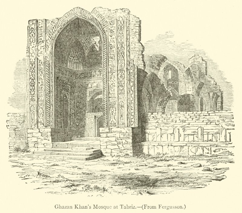 Ghazan Khans Moschee in Tabriz von English School