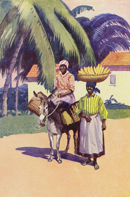 Auf dem Weg zum Markt, Jamaika von English School