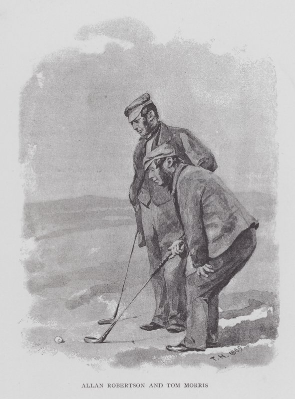 Golf: Allan Robertson und Tom Morris von English School
