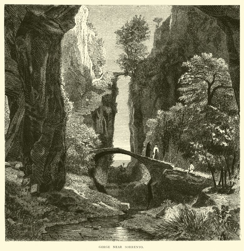 Schlucht bei Sorrent von English School