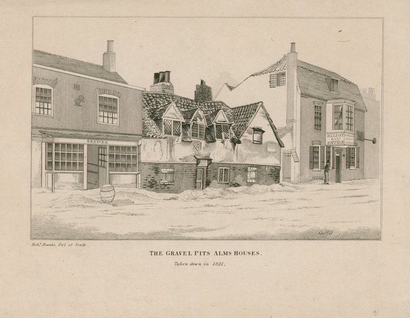 Gravel Pit Alms Houses, Notting Hill Gate, London von English School