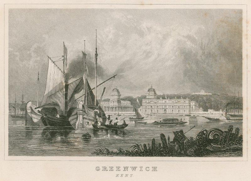 Greenwich Hospital, London von English School