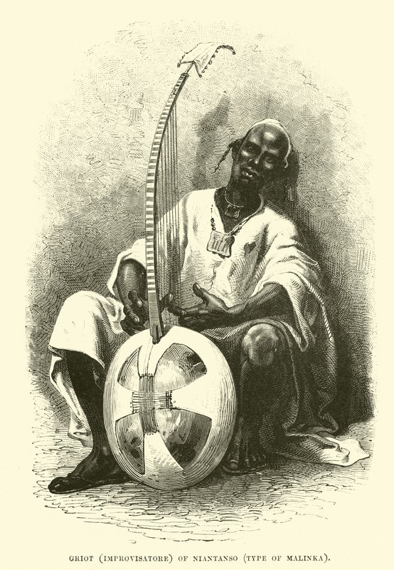 Griot (Improvisator) von Niantanso, Typ der Malinka von English School