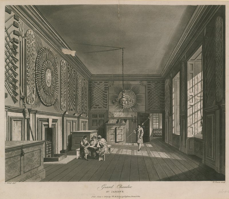 Wachsaal im St Jamess Palace von English School