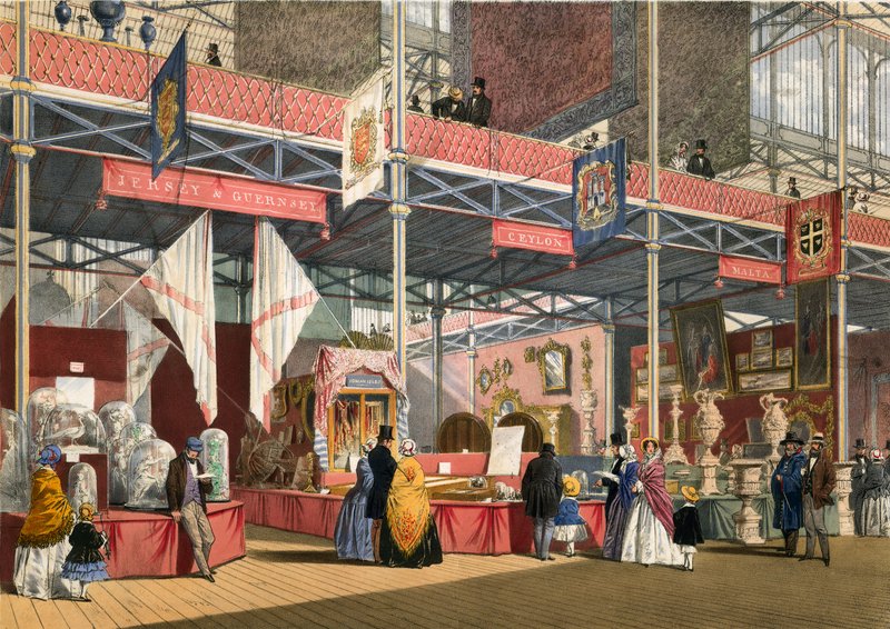 Guerney und Jersey, Malta und Ceylon, Große Ausstellung, 1851 von English School