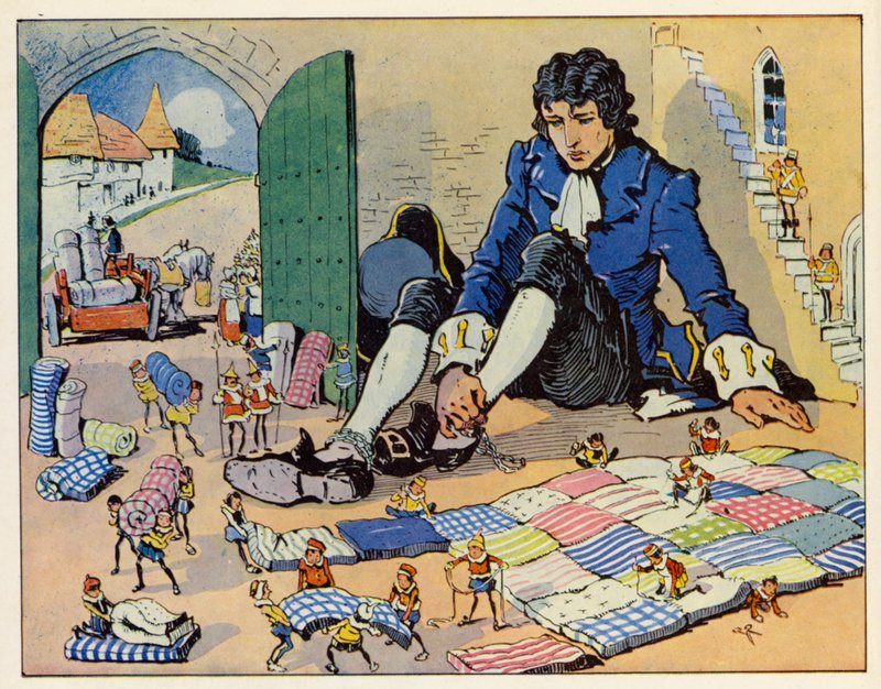 Gullivers Reisen: Der Kaiser ließ ihm ein Bett machen von English School
