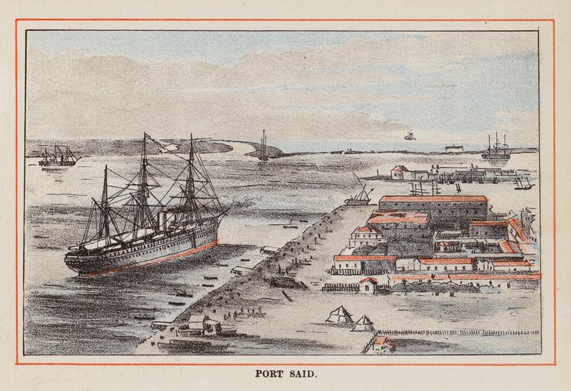 HM Indisches Truppenschiff: Port Said von English School