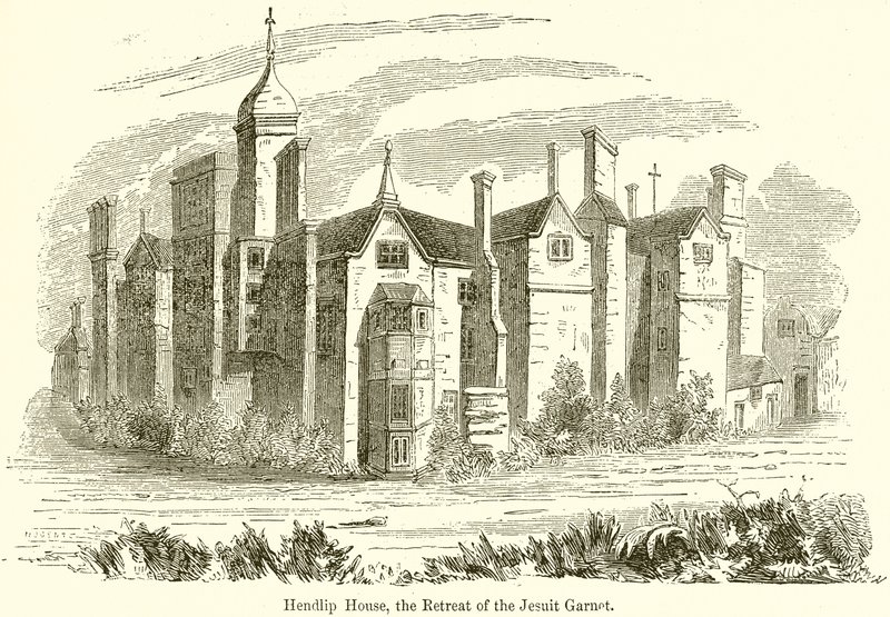 Hendlip House, das Versteck des Jesuiten Garnet von English School