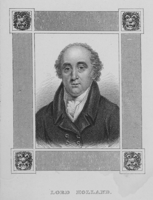 Henry Vassall-Fox, 3. Baron Holland, englischer Whig-Politiker von English School