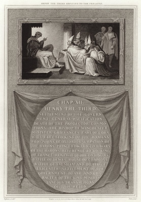 Heinrich der Dritte antwortet den Prälaten von English School