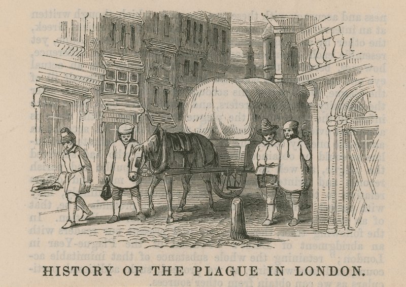 Geschichte der Pest in London von English School