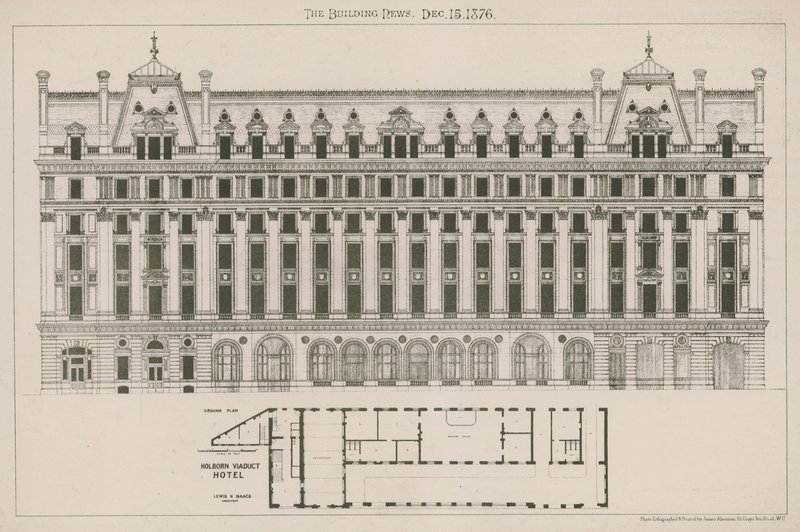 Holborn Viadukt Hotel, London von English School