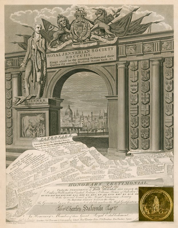 Ehrenmitgliedschaft der Royal Jennerian Society von English School