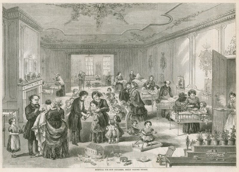 Hospital für kranke Kinder, Great Ormond Street, London von English School