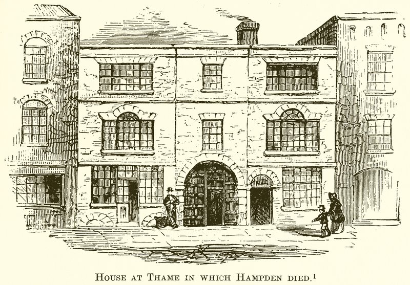 Haus in Thame, in dem Hampden starb von English School