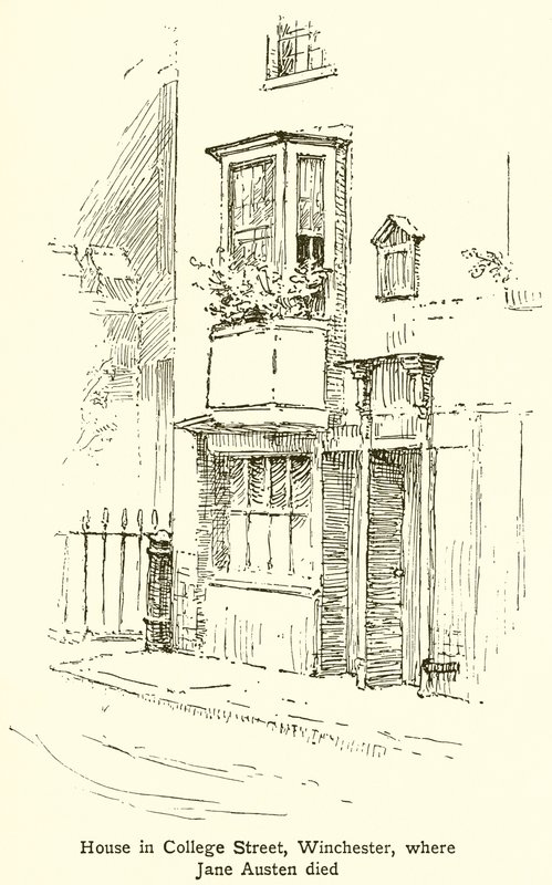 Haus in der College Street, Winchester, wo Jane Austen starb von English School