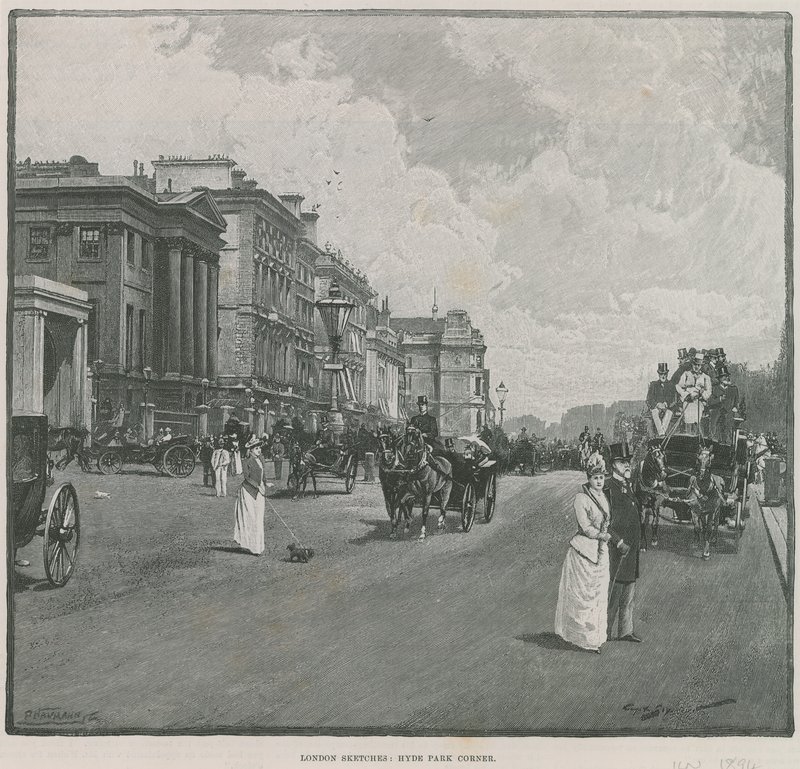 Hyde Park Corner, London von English School