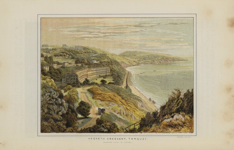 Illustration für den Führer nach Torquay von English School