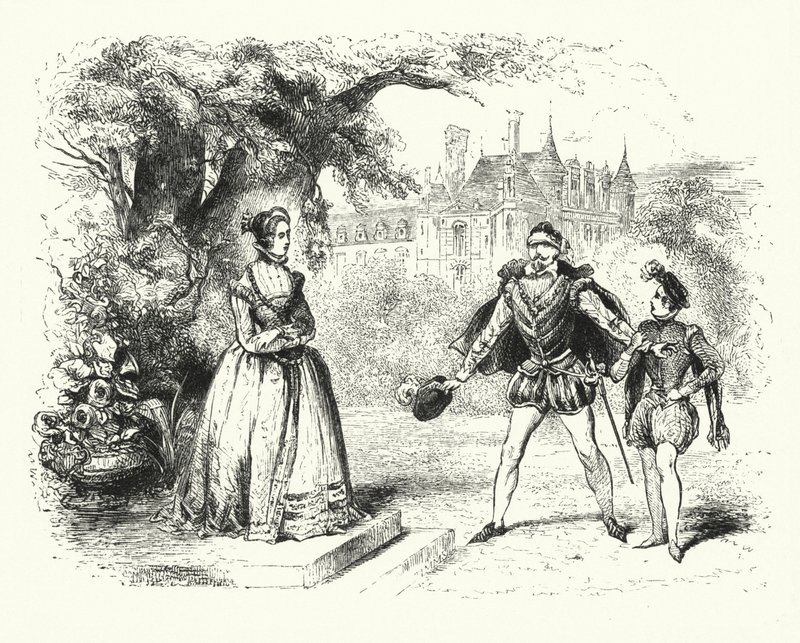 Illustration für Les Huguenots von Giacomo Meyerbeer von English School