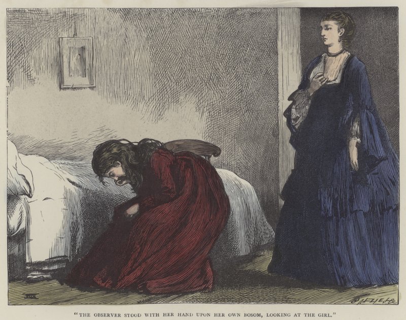Illustration für Little Dorrit (farbige Gravur) von English School