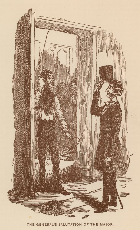 Illustration für Die Geschichte von Pendennis von Thackeray (Lithografie) von English School