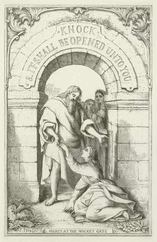 Illustration für Die Pilgerreise von John Bunyan von English School