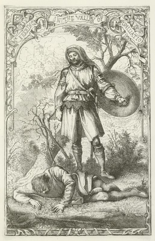 Illustration für Die Pilgerreise von John Bunyan von English School