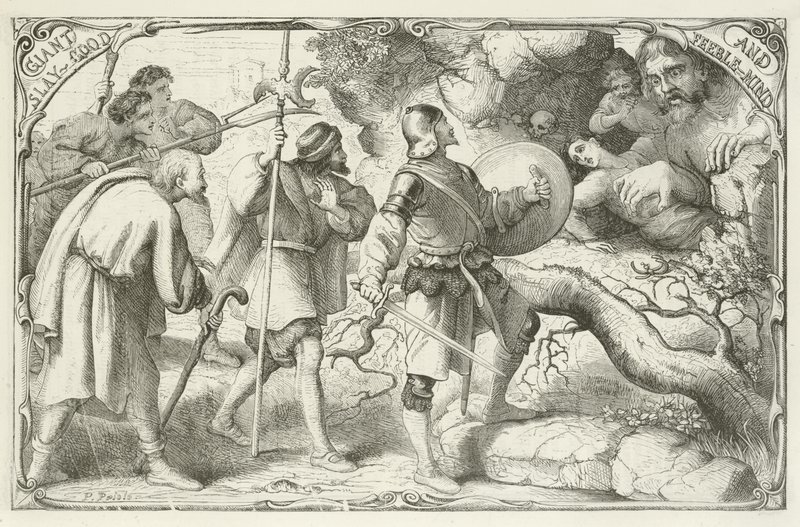 Illustration für Die Pilgerreise von John Bunyan von English School