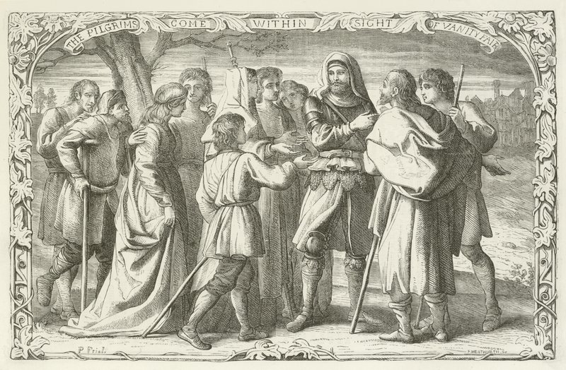 Illustration für Die Pilgerreise von John Bunyan von English School