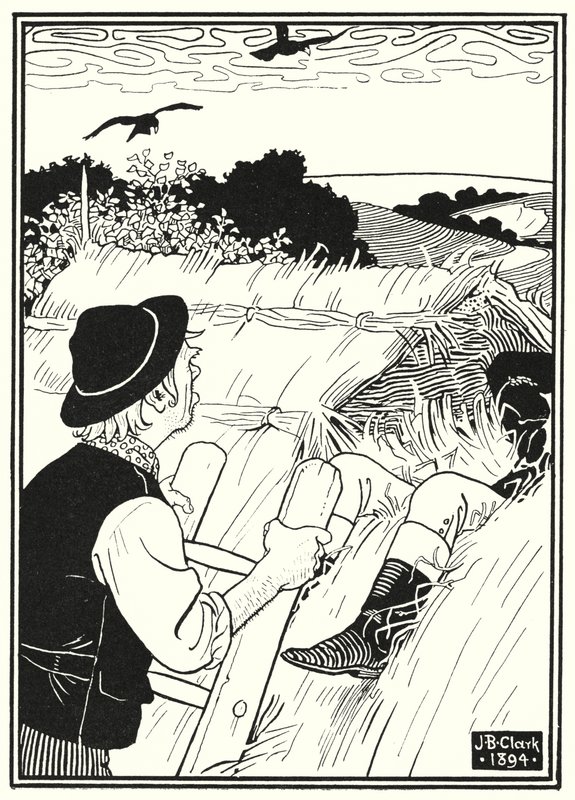 Illustration für die Abenteuer des Baron Münchhausen (Gravur) von English School