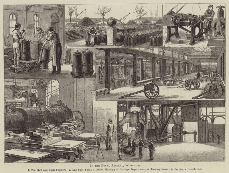 Im königlichen Arsenal, Woolwich von English School