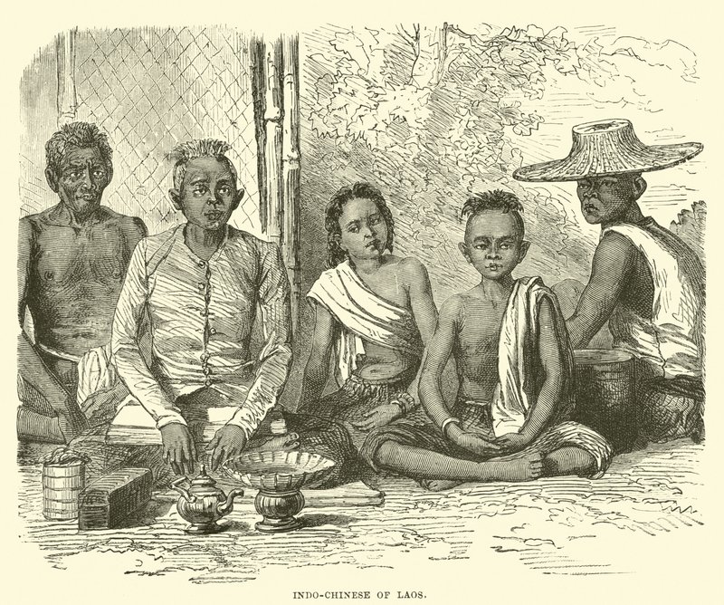 Indochinesen von Laos von English School