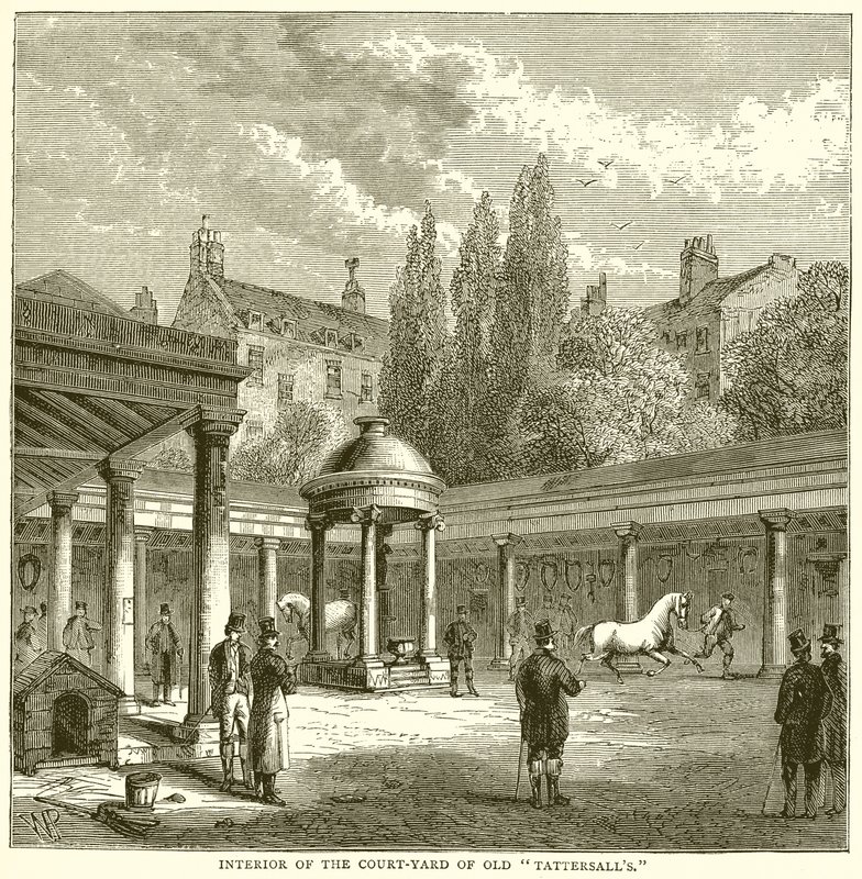 Innenhof von Old Tattersalls von English School