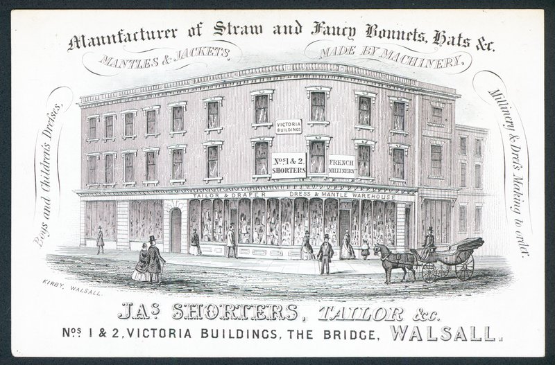 J A S Shorters, Schneider, Visitenkarte von English School