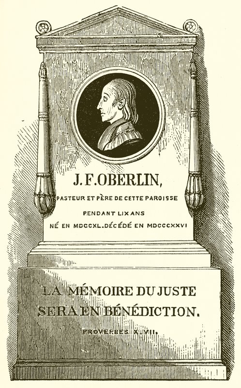J. F. Oberlin Denkmal von English School