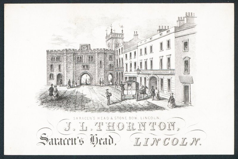 J L Thornton, Visitenkarte von English School
