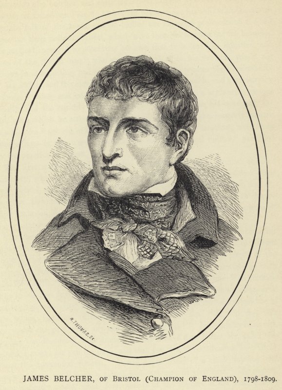 James Belcher, aus Bristol, Champion von England, 1798-1809 von English School