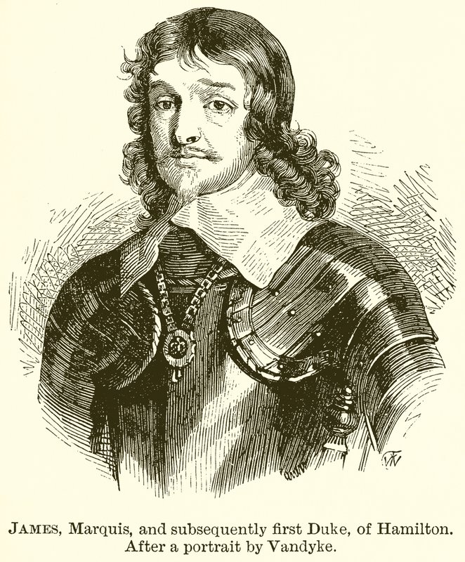 James, Marquis und später erster Herzog von Hamilton von English School