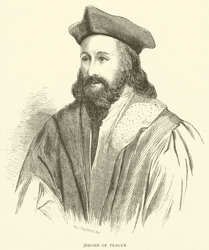 Hieronymus von Prag (Gravur) von English School