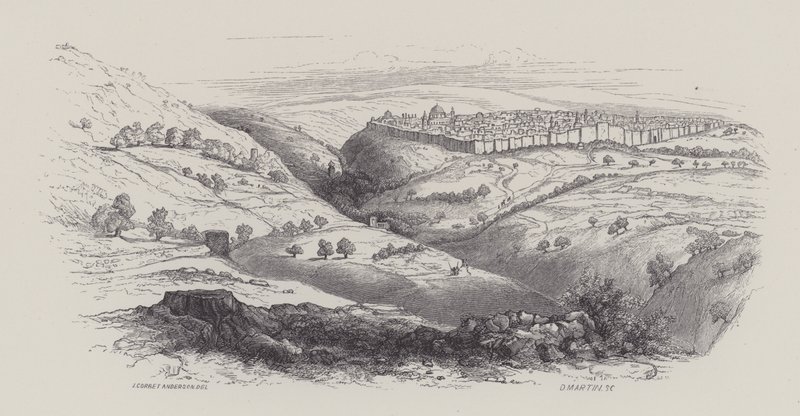Jerusalem (Gravur) von English School