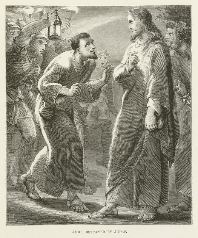 Jesus wird von Judas verraten von English School