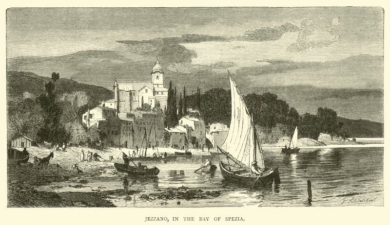 Jezzano, in der Bucht von Spezia von English School