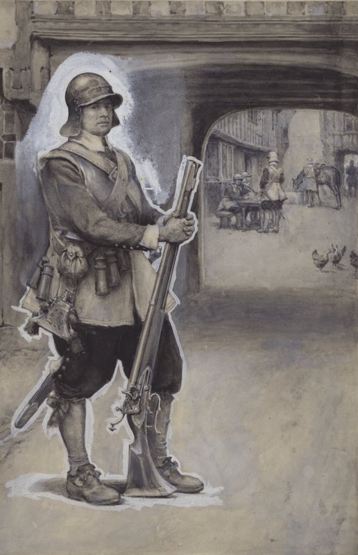 John Bunyan als Soldat von English School